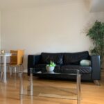 Spacious living room in furnished King’s Crescent flat Aberdeen